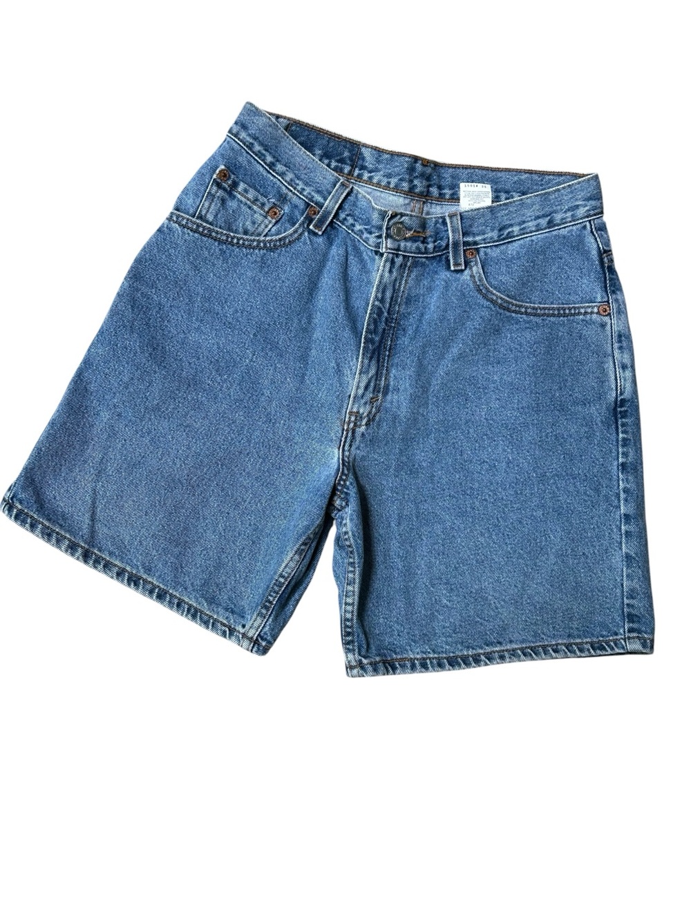 Vintage 1999 Levi’s 501 Button Fly Denim Shorts High Waisted Jorts Junior Size 9